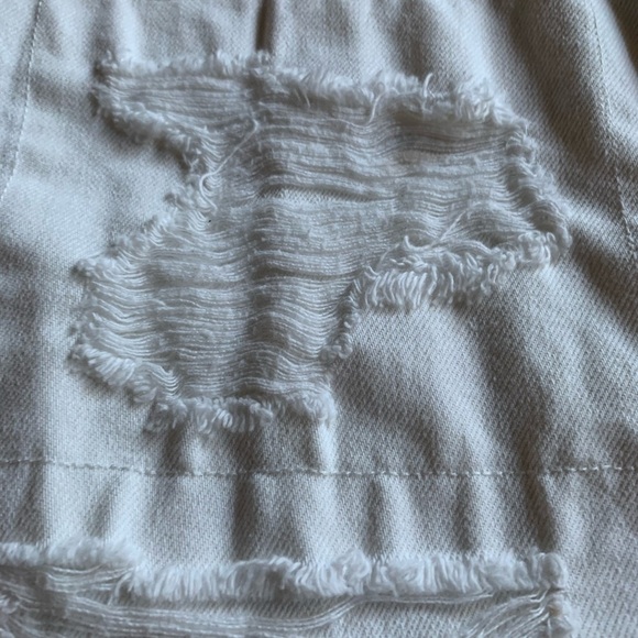 Vanilla Star White Denim Mini Skirt - Picture 3 of 10